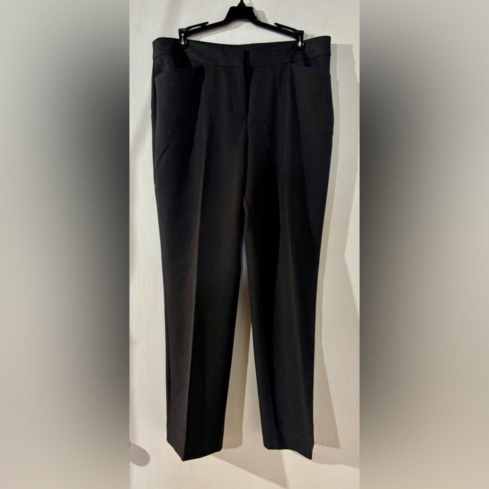 Anne Klein Charcoal Gray Trousers